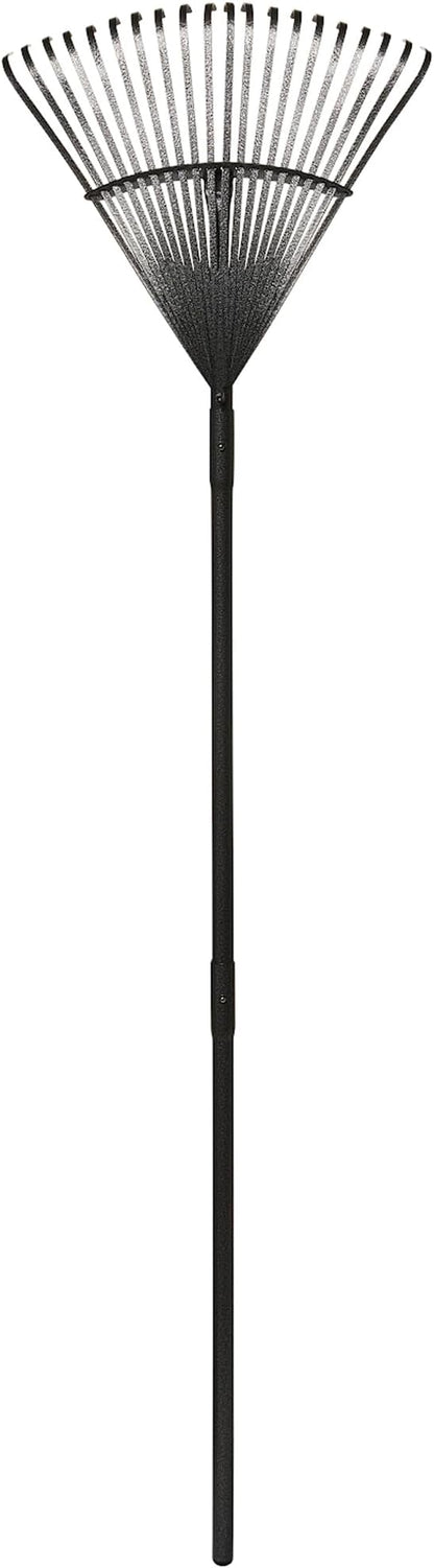 Yard Butler World’s Greatest Rake 18" Wide Leaf Rake, ILT-20 Garden Rake for Lawncare - Convenient Garden Cleaning Accessory - Lightweight Wooden Handle - Steel Tines - Easy to Maneuver