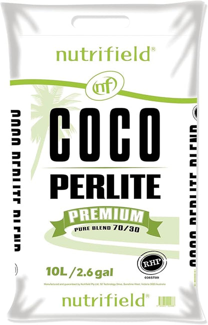 3 Bags 10 Liters Coco Perlite 70/30 Mix + Nutrients Coco A&B 500ml