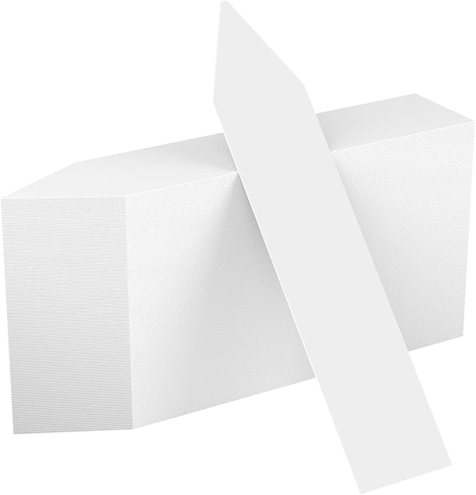 Plant Labels, Plastic Plant Tags, 300PCS, 4inch, White, Plant Stakes, Plant Markers, Garden Markers, Garden Tags, Plant Labels for Seedlings, Garden Labels