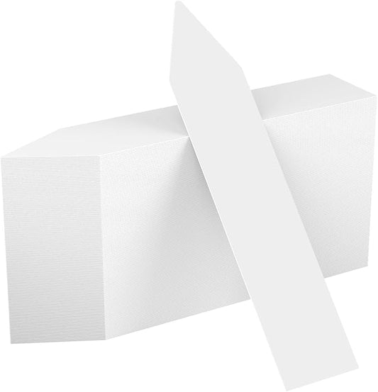 Plant Labels, Plastic Plant Tags, 300PCS, 4inch, White, Plant Stakes, Plant Markers, Garden Markers, Garden Tags, Plant Labels for Seedlings, Garden Labels
