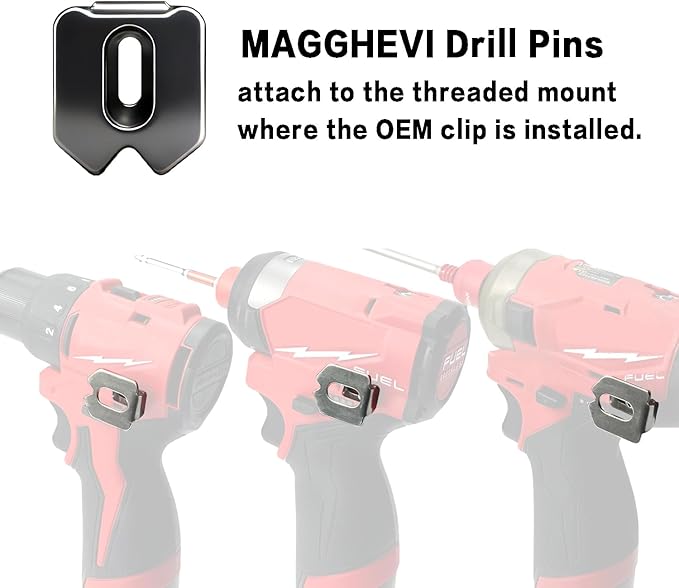 [MAGG HEVI] Tool Holster Compatible with Milwaukee M12 New Generation Tools,Gravity Locking Clip-On Tool Belt Holder for Drills, Driver, Impacts,Multi-Tool and More on Your Belt