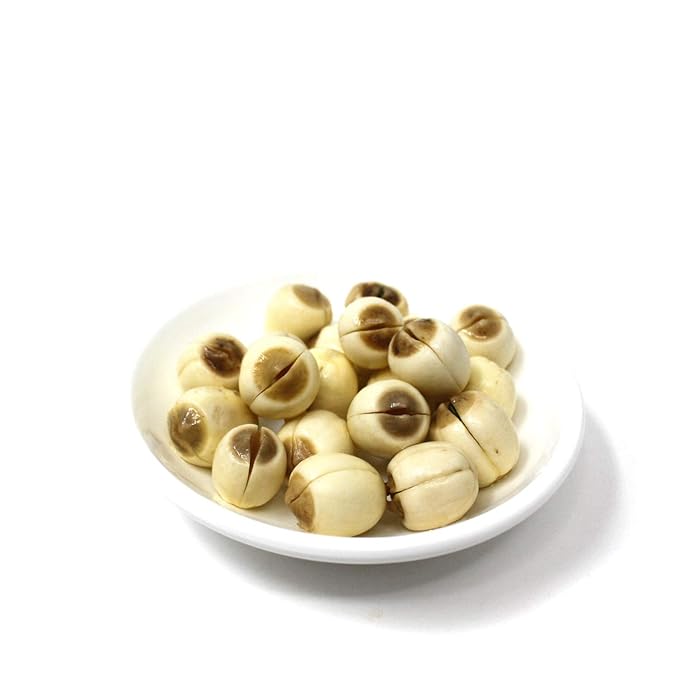 DOL Natural Dried Lotus Seeds Packed In USA 莲子干 8 Ounce,100% Natural, Dried White Lotus Seeds Lian ZI, Rich In Methionine for Health, 白莲子 蓮子 白蓮子 for Herbal Tea