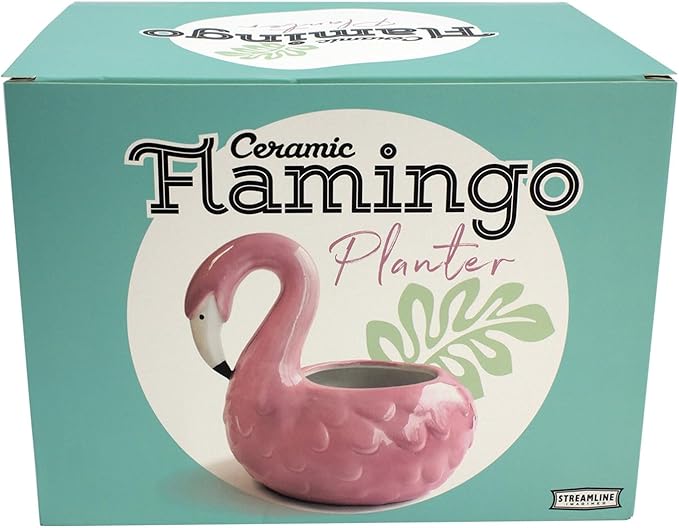 Streamline Imagined Cute Flamingo Planter Pot