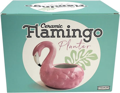 Streamline Imagined Cute Flamingo Planter Pot