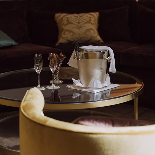 Custom Cut Glass 1/2" Thick - Clear Tempered Glass Cut to Size - Round Replacement Glass for Dining Tables, Tabletops with Bevel Edge by Fab Glass and Mirror