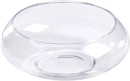 1 PCS Large Lotus Bowl Planter Round Lotus Bowl Glass Lotus Flower Bowl Lotus Bowls for Planting in Water Indoors Applicable to Bonsai Bowl Lotus Flower Hydroponic Plant Home Decor (9.8IN)
