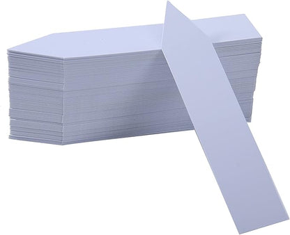 300 Pcs 4 Inch Plastic Nursery Garden Stake Tags Plant Seed Garden Labels Pot Markers White