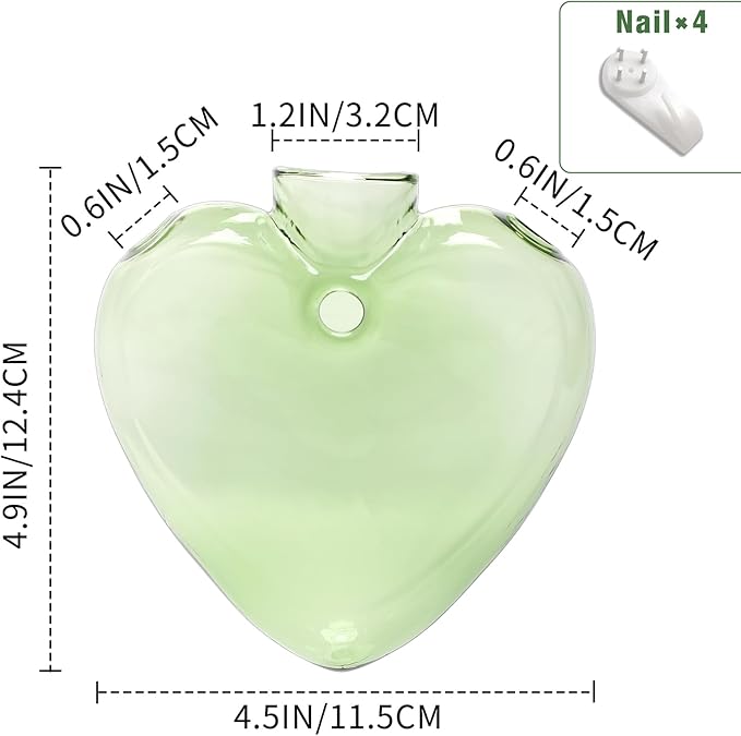 Wall Hanging Planter Propagation Station for Indoor Plants Glass Vase Air Plant Holder for Bathroom Living Room