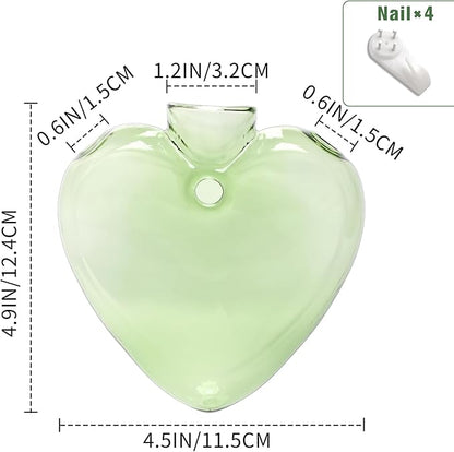 Wall Hanging Planter Propagation Station for Indoor Plants Glass Vase Air Plant Holder for Bathroom Living Room