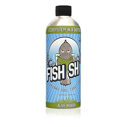 Fish Head Farms Organic Soil Conditioner for Yield and Flavor Enhancement. Improves Fertilizer Efficiency. Useful in Both Garden Soil and Hydroponics Applications. 500 mililiters