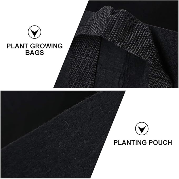 DOITOOL Garden Planter, Raised Bed Grow Bag 100 x 60 x 20 cm, Fabric Planting Pot with Handles, Indoor-Outdoor Use, for Potato, Vegetable, Flower
