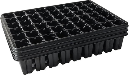 54 Cell Seed Starter Trays, 2.8" Deep Plug Tray Seedling for TD377 Nursery Tray, Super Thick Reusable Trays for Easy Transplantation (11.14inch ×14.6 inch, 5-Pack)
