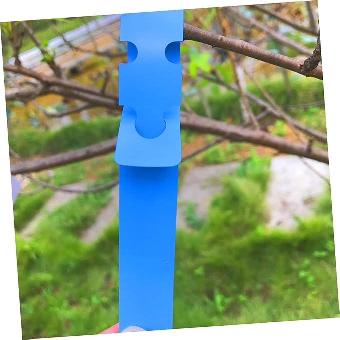 SUPVOX 200Pcs Plant Tags Garden Markers for Easy Plant Identification Home Shop Park and Market Use Blue
