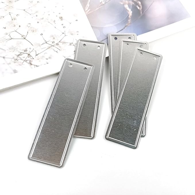 100 Pieces Aluminum Plant Label Tree Tags Flower Pot Waterproof Marker with Metal Wires for Indoor Outdoor Gardening Nursery, Greenhouses (Large, Straight Edge)