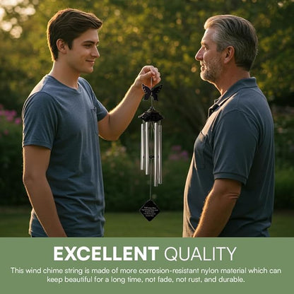 Sympathy Wind Chimes for Loss of Loved One, Memorial Gift with Soothing Tones, Bereavement Garden Decor for Healing & Remembrance, Thoughtful Outdoor Tribute