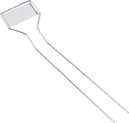 Bosmere Small-Faced Zinc Metal Plant Marker with Carbon Pencil, 10" High (Pack of 20)
