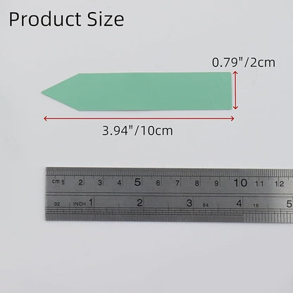 200 Pcs 4 Inch Plant Tags Seed Garden Labels Markers Plastic Plant Name Tags for Outdoor Indoor Garden, Green