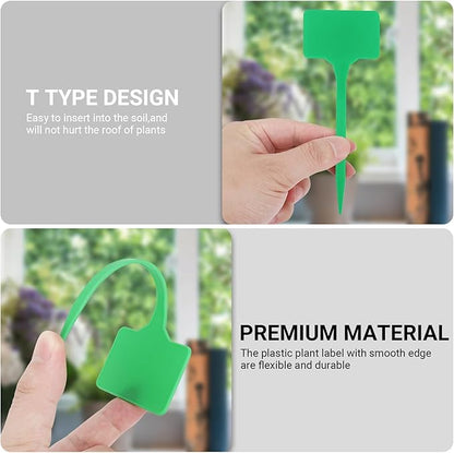 Greaner Multicolor Garden Plant Markers, 6 Inch Plant Markers and Labels for Outdoor Garden, Waterproof, Plant Label Stakes (50 PCS, 5.5x15cm)