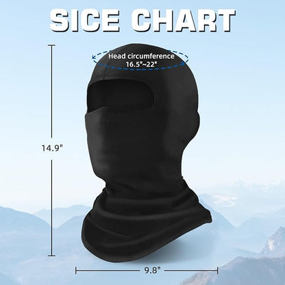 Xeoxarel 6 Pack Balaclava Ski Mask for Men/Women, Full Face Cover