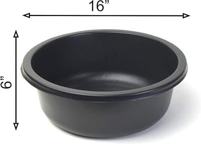 Chalily 16" Aquatic Plant Pot Great for Water Lilies, Lotus, and Other Pond Plants Round Plastic Planter for Outdoor Ponds Terrific for Aquatic Soil Alternative to Basket Lily Pots