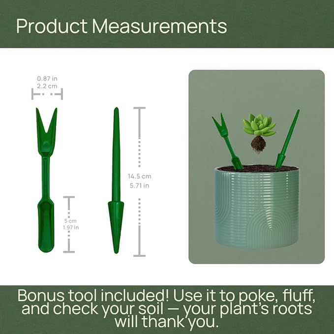6 Inch Ceramic Plant Pot – Indoor & Outdoor Flower Planter for Succulents, Herbs & Small Plants – Thick-Walled Modern Design – Sage Green
