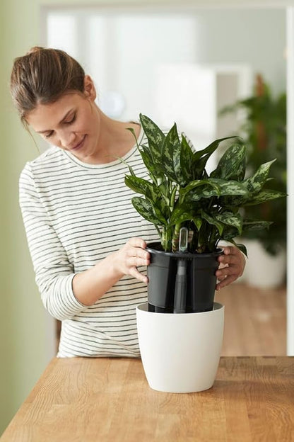 elho Self-Watering Insert 17 - Accessory for Indoor Plant Pots - Ø 17.0 x H 15.8 cm - Black/Living Black