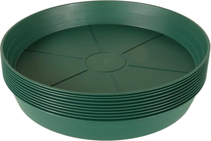 Hydrofarm HGS16P Green Premium, Pack of 10 Saucers, 16"