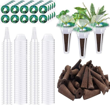 YBB 50 Sets Seed Pod Kit for Aerogarden, Hydroponics Grow Anything Kit Garden Seed Starting System Indoor Hydroponics Supplies