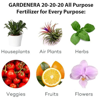 𝐁𝐄𝐒𝐓𝐒𝐄𝐋𝐋𝐄𝐑 20-20-20 Water-Soluble Fertilizer – Powder for Liquid Plant Food for Indoor & Outdoor Plants, Orchids, Vegetables, Lawns, Flowers – 20 20 20 Fertilizer - 5 Quarts