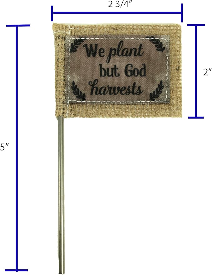 Cathedral Art Abbey & CA Gift We Plant Flag Flower Pick