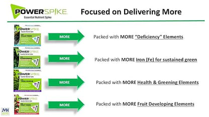 Power Spike for EVERGREENS, Fertilizer Spike. Essential Nutrient Spike Fortified with Iron to Feed All Types of evergreens and Address Common Deficiencies (10 Spikes - 3.2 lbs) (10)