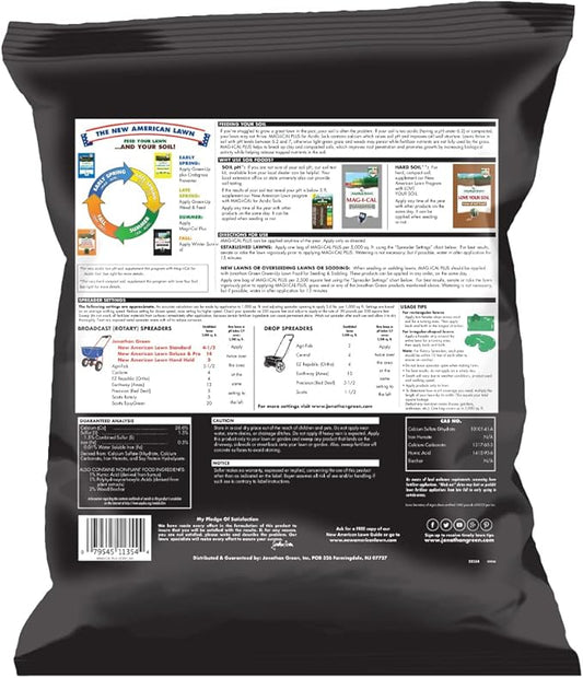 Jonathan Green (11354) Mag-I-Cal Plus Soil Food for Lawns in Acidic & Hard Soils - Soil Amendment for Grass (5,000 Sq. Ft.)