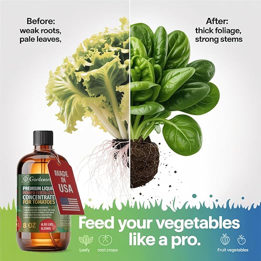 Liquid Power Brussel Sprout Fertilizer Spray – Ready-to-Use Liquid Plant Food for Brussel Sprouts – Easy Application – Fast-Acting Formula for Growth, Roots & Yield – Indoor & Outdoor – 8 oz