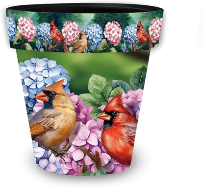 Briarwood Lane Perched Cardinals Small Planter