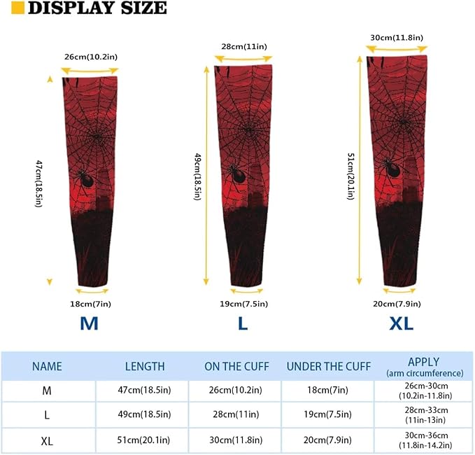 Binienty Unisex Arm Sleeves for Driving, Golf, Cycling, Sports, UV Protector Cooling Arm Sleeves Cover