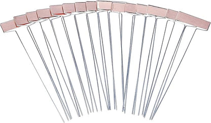 Copper Garden Labels Plant Markers Nursery Tags Reusable Planting Gardening Sticks for Vegetable Herb Flower Pack of 15,with 1 Marker Pen