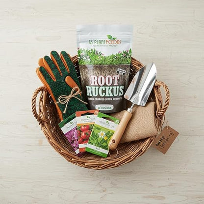 GS Plant Foods Root Ruckus – Dry Soil Zone Conditioner – Humic-Rich Granules with Kelp Components to Support Soil Structure & Nutrient Availability (11 oz)