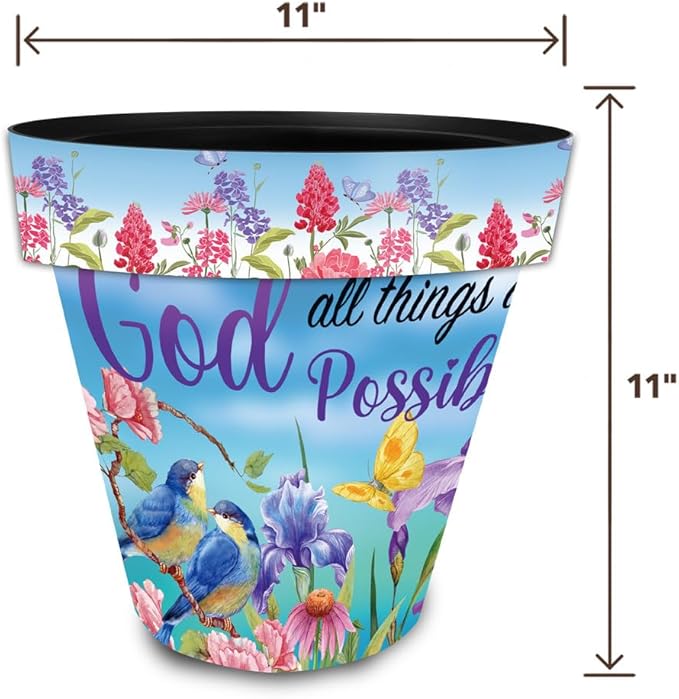 Briarwood Lane with God Medium Planter