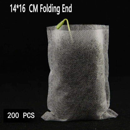 Plant Grow Bags,200PCS Non-Woven Grow Bags Biodegradable Breathability Pots Plants Pouch Breeding Bags(14 * 16CM)