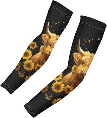 Binienty Unisex Arm Sleeves for Driving, Golf, Cycling, Sports, UV Protector Cooling Arm Sleeves Cover