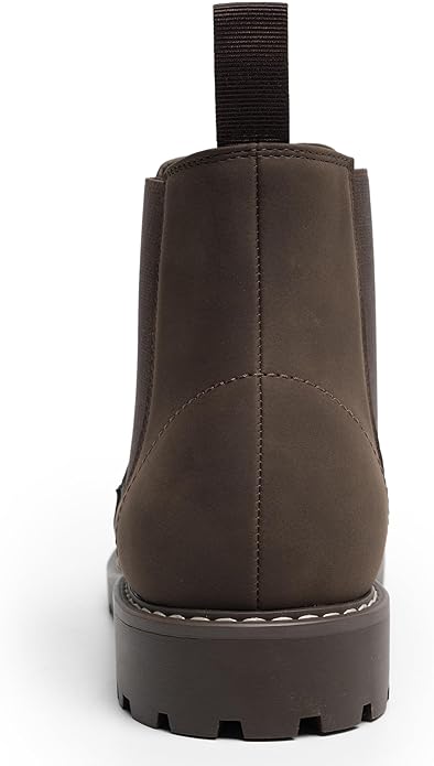 CGRRBW Mens Slip On Chelsea Boots, Work Hiking Ankle Booties For Men Comfortable and Lightweight