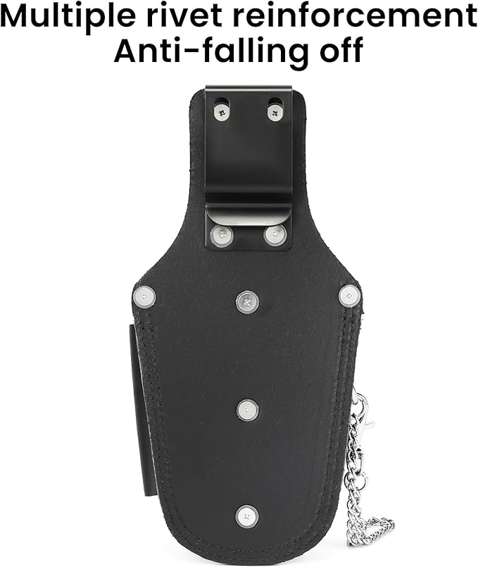 Tool Pouch, Electrician Tool Pouch, 7 Pockets Electrician Holster for Tool Organization, Tape Chain, Quickly Attach and Release from Tool Belts.