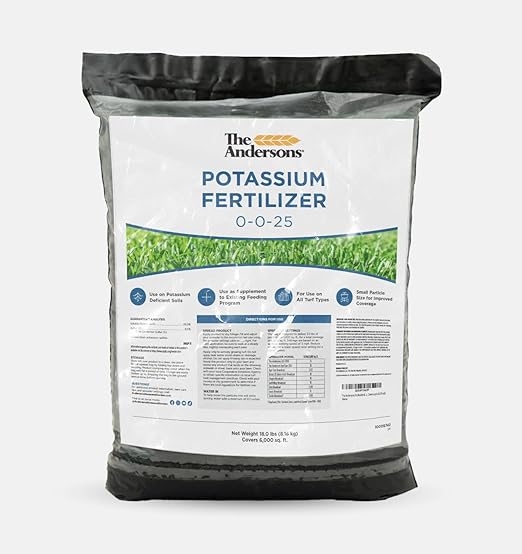 The Andersons Professional Potassium Fertilizer 0-0-25-18 lbs. Covers up to 6,000 sqft.