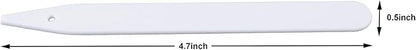 Delatanus 200PCS Plant Labels 4.7inch Plant Markers,White