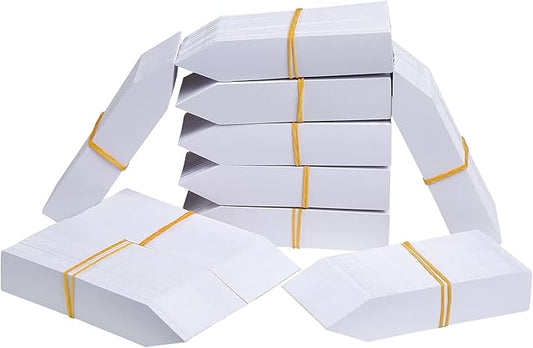 1000 Pcs Plant Tags, 4 Inch Plastic Garden Plant Pot Markers Waterproof Plant Label, White