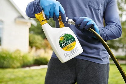 Scotts EZ Feed Plus Weed Control: Use on Northern and Southern Lawns, Fertilizes, Kills Clover, Dandelion, Ground Ivy, 32 oz.