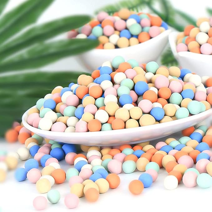 6LBS Garden Ceramsite, Clay Pebbles, Diameter 8-10mm, Horticultural Grade for Soil Hydroponics Aquaponics