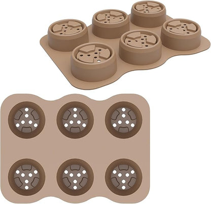 Seed Starter Trays, 2 Pack 6 Cells Seed Starter Kit, Silicone Plant Germination Trays Gardening Starter Kit, Reusable Seed Starter Tray for Plant Germination, Seeds Growing