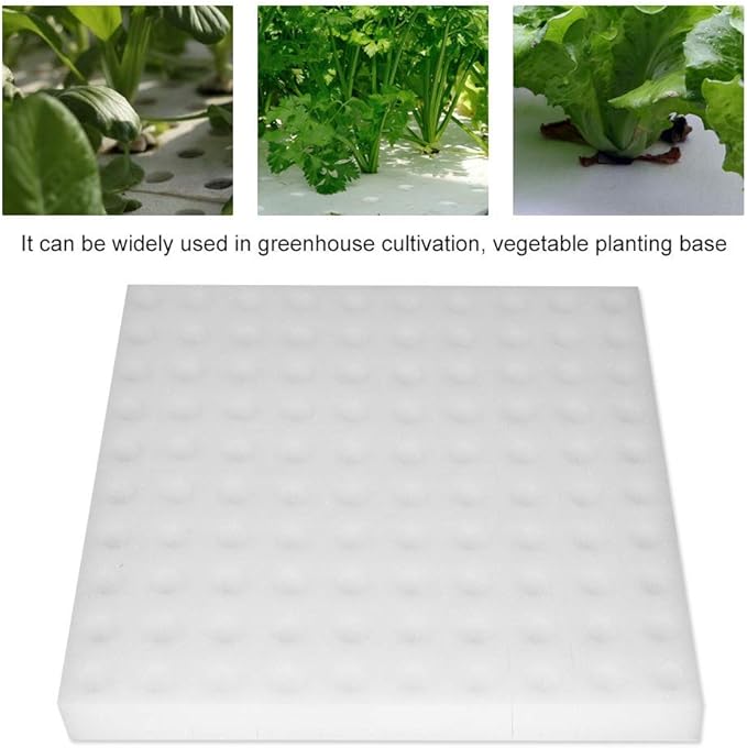 Mumusuki Sponge Cubes, Hydroponic Sponge Planting Tool DIY Foam Cloner, Reusable for Net Pots Aeroponics, for Greenhouse Hydroponic Gardening