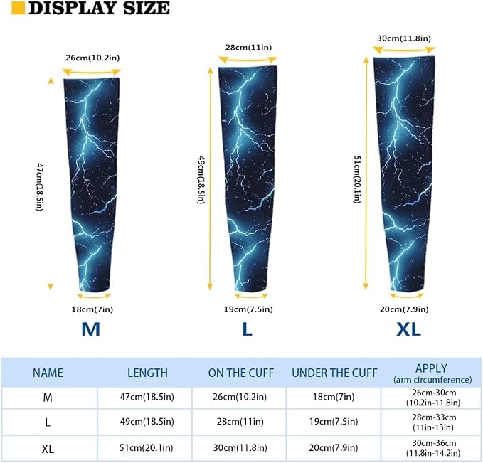 Binienty Unisex Arm Sleeves for Driving, Golf, Cycling, Sports, UV Protector Cooling Arm Sleeves Cover
